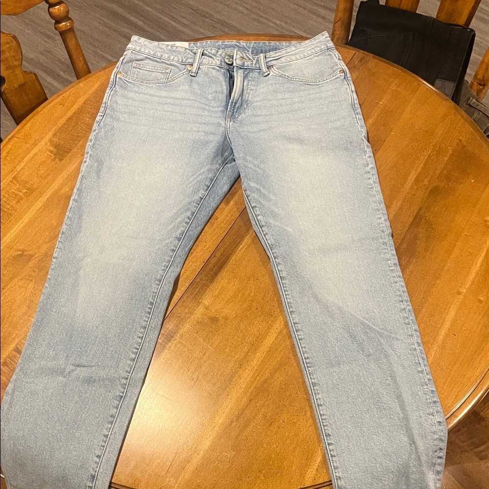 H&M Light Blue Straight Fit Jeans